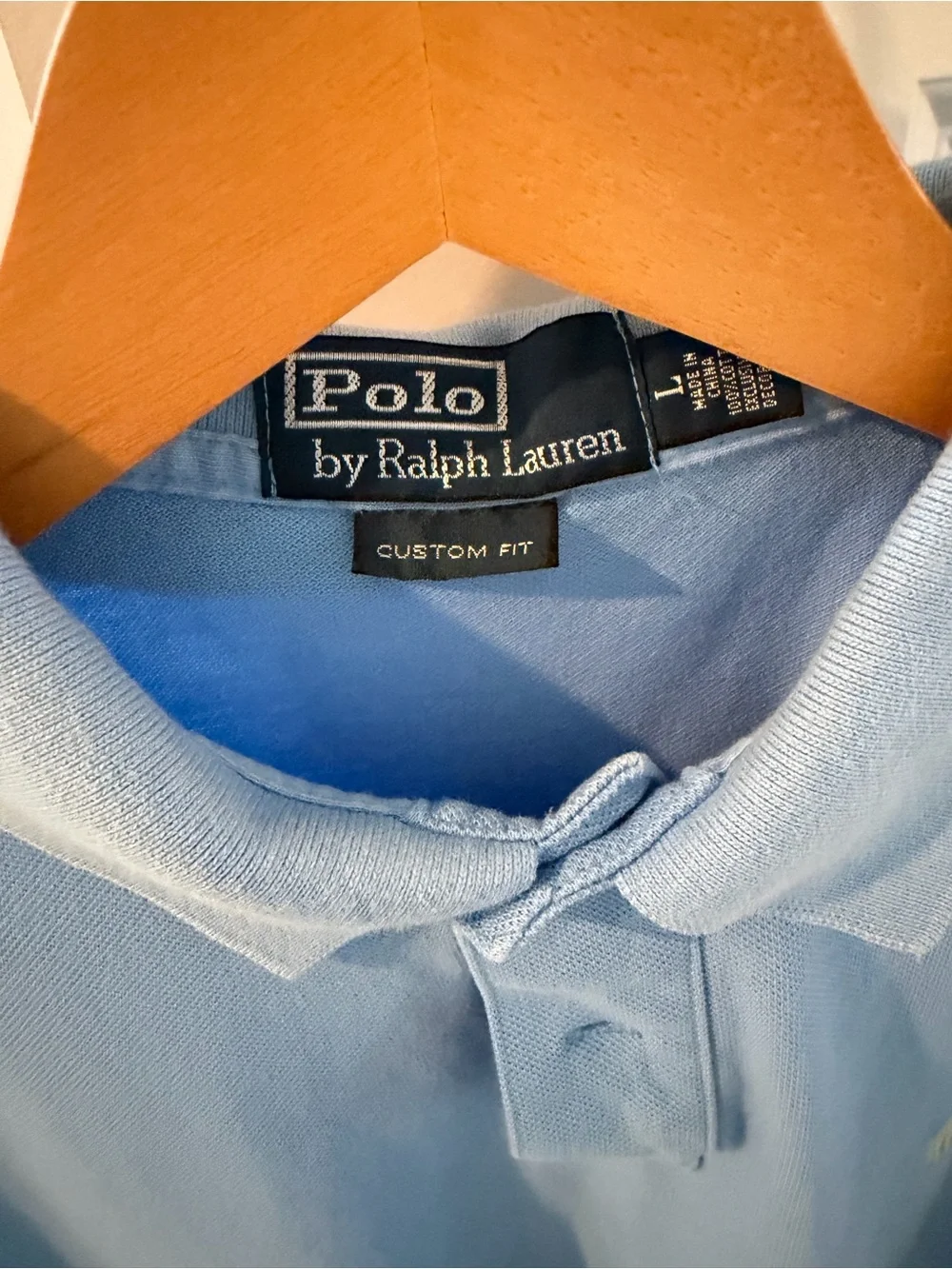 Ralph Lauren Boys' Polo Shirt in Sky Blue with Yellow Pony